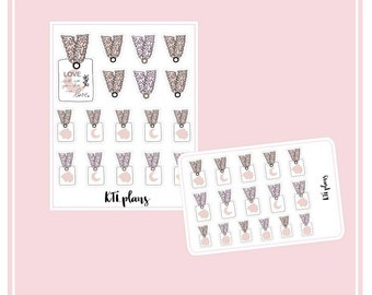 Bookmark bookmark doilie box Sticker Planner