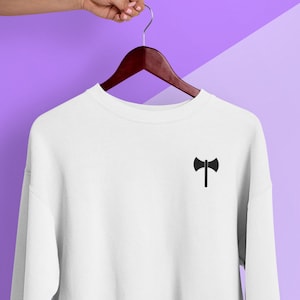 Lesbian Labrys Sweatshirt , Labrys Pocket Print Sweatshirt , Lesbian Pride Sweatshirt , Lesbian Sweater , Labrys Sweater , Lesbian Gift