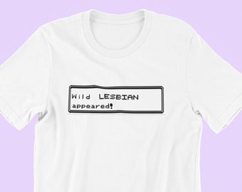 Camisa del Orgullo Lésbico, Apareció Lesbiana Salvaje, Camisa Lésbica, Camisa del Orgullo Lésbico, Regalos de Chicas Queer, Camisa LGBTQ, Camisa del Orgullo