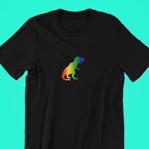 Rainbow Dinosaur Shirt, Gay Shirt, Pride Shirt, LGBT Shirt, Pride Shirt, Pride, Gay Pride T-Shirt, Lesbian Shirt, Queer Shirt, Lesbian, LGBT