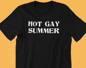 Camisa de verano gay caliente, camisa del orgullo, camisa LGBT, camisa del orgullo, orgullo, camiseta del orgullo gay, camisa lesbiana, camisa gay, camisa queer, lesbiana, queer