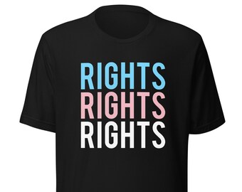 Trans Rights Premium T-shirt, Trans Rights Shirt, Trans Pride Shirt, Trans Ally Shirt, Queer Ally Shirt, Beschikbaar tot 5XL
