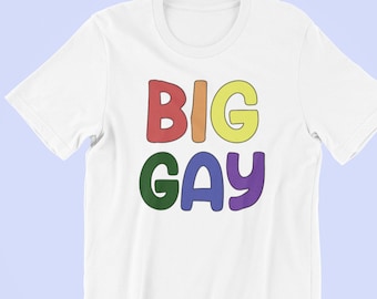 Grote Gay Shirt, Gay Pride Shirt, Queer Pride Shirt, Grappig Gay Shirt, Queer Shirt, Grappig Queer Shirt, Cute Shirt voor Pride, Pride Shirt