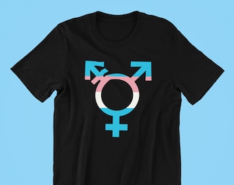 Trans Pride Symbol Shirt, Trans Shirt, LGBTQ Pride, Trans Pride, Trans Pride Flag Tee, Trans Rights, Trans Pride Shirt, Trans Gift