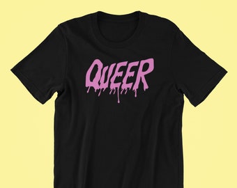 Spooky Pink Queer Shirt, Queer Shirt, Pride, Gay Pride, Gay Pride Shirt, LGBT Pride, Lesbian Pride, LGBTQ Pride Shirt, LGBT Shirt, Lesbian