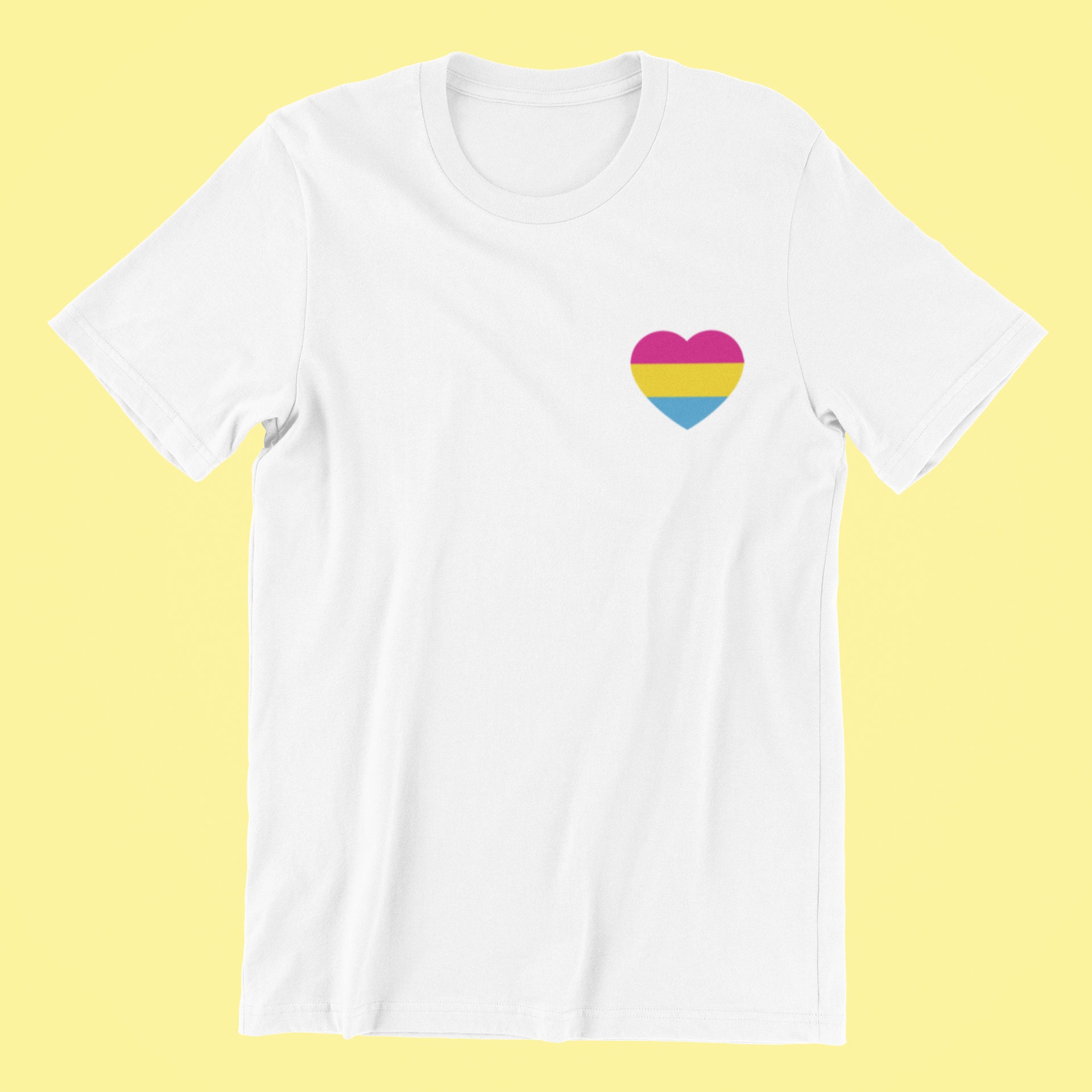 Pansexual Pride T-shirt Pansexual Heart 