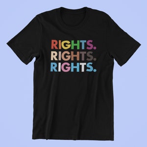 Rights Shirt, Gay Rights Shirt, Trans Rights Shirt, Human Rights Shirt, Gay Pride Shirt, Ally Shirt, LGBT Ally Shirt, LGBT Rights Shirt