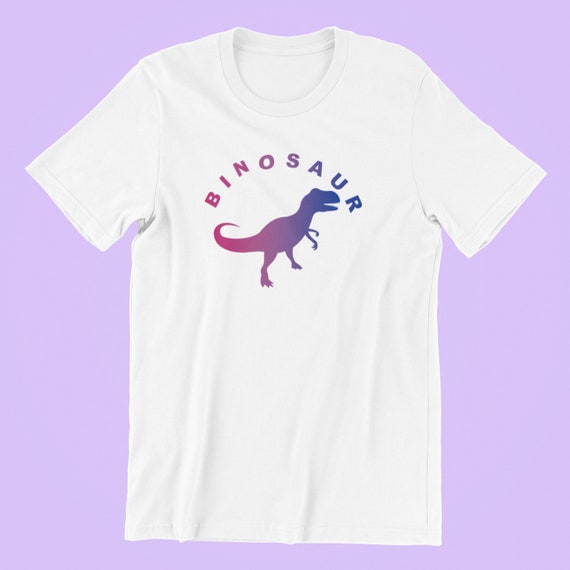 Binosaur Shirt Binosaur Bisexual Shirt Funny Bisexual | Etsy