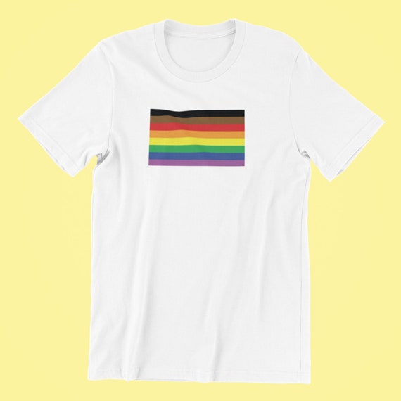 More Color More Pride Shirt , Gay Pride Shirt , Rainbow Flag T,Shirt , Gay Pride Flag , Philly Pride Flag , New Pride Flag , Pride Shirt