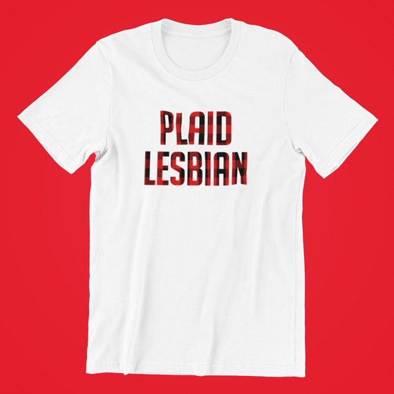 Lesbiana a cuadros camisa lésbica camisa del orgullo - Etsy España