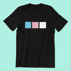 Trans Pride Shirt , Trans Flag Shirt , Trans T,Shirt , Trans Shirt , Trans Pride Gift , Cute Trans Shirt , Trans Squares Shirt , Trans Flag