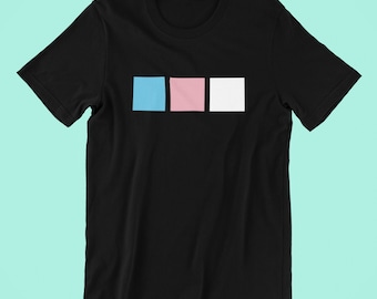 Trans Pride Shirt , Trans Flag Shirt , Trans T,Shirt , Trans Shirt , Trans Pride Gift , Cute Trans Shirt , Trans Squares Shirt , Trans Flag