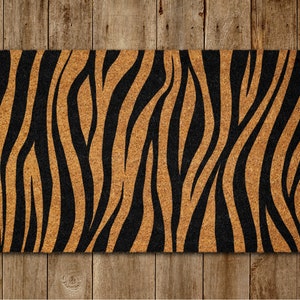 Zebra Door Mat, Piano Door Mat Door Mat Door Mats, Funny Doormat, Welcome Outdoor Coir Mats Gift Doormat Housewarming Gift