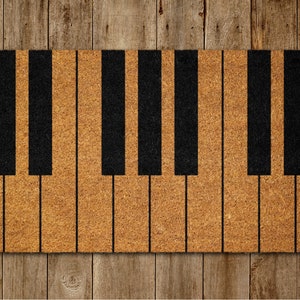 Piano Door Mat, Piano Door Mat Door Mat Door Mats, Funny Doormat, Welcome Outdoor Coir Mats Gift Doormat Housewarming Gift