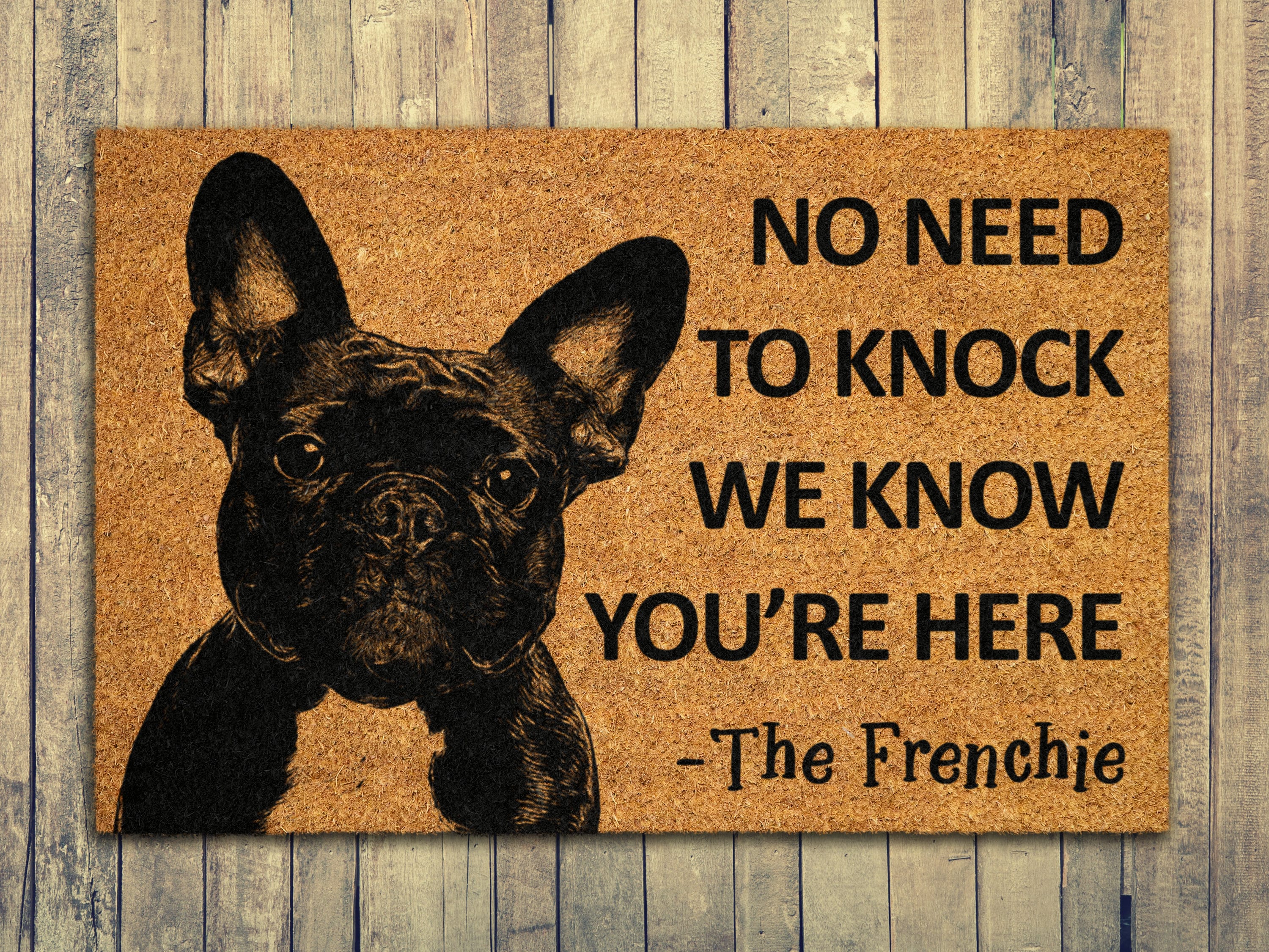 French top bulldog doorstop