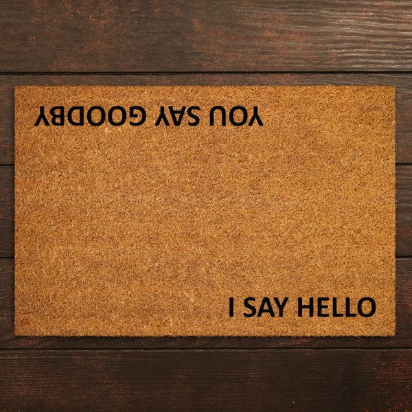 Hello Doormat Etsy