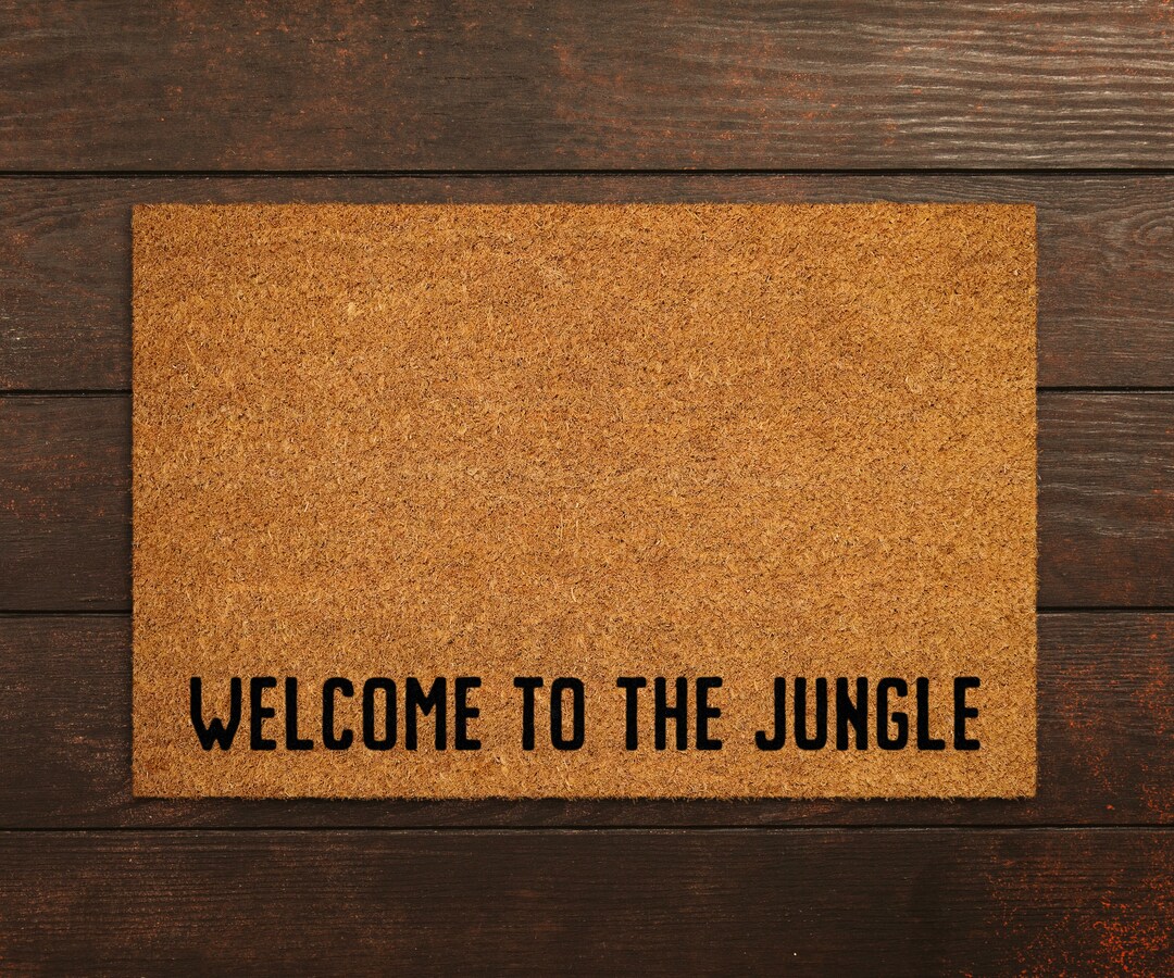 to the Jungle Doormat, to the Jungle Door Mat,