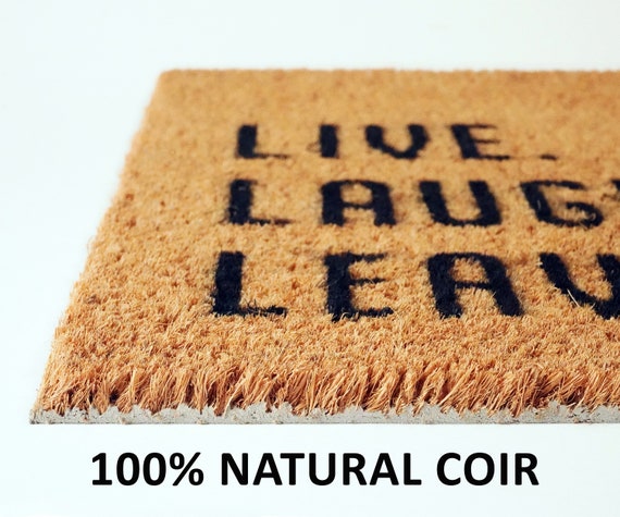 Coir Welcome Mats For Front Door Funny Door Mat Outside Farmhouse Welcome  Mat With Non-slip Backing