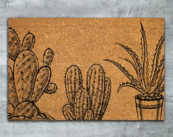 Cactus Doormat, Welcome Doormats, Cactus Doormats, Cactus Coir Mats, Welcome Funny Door Mats