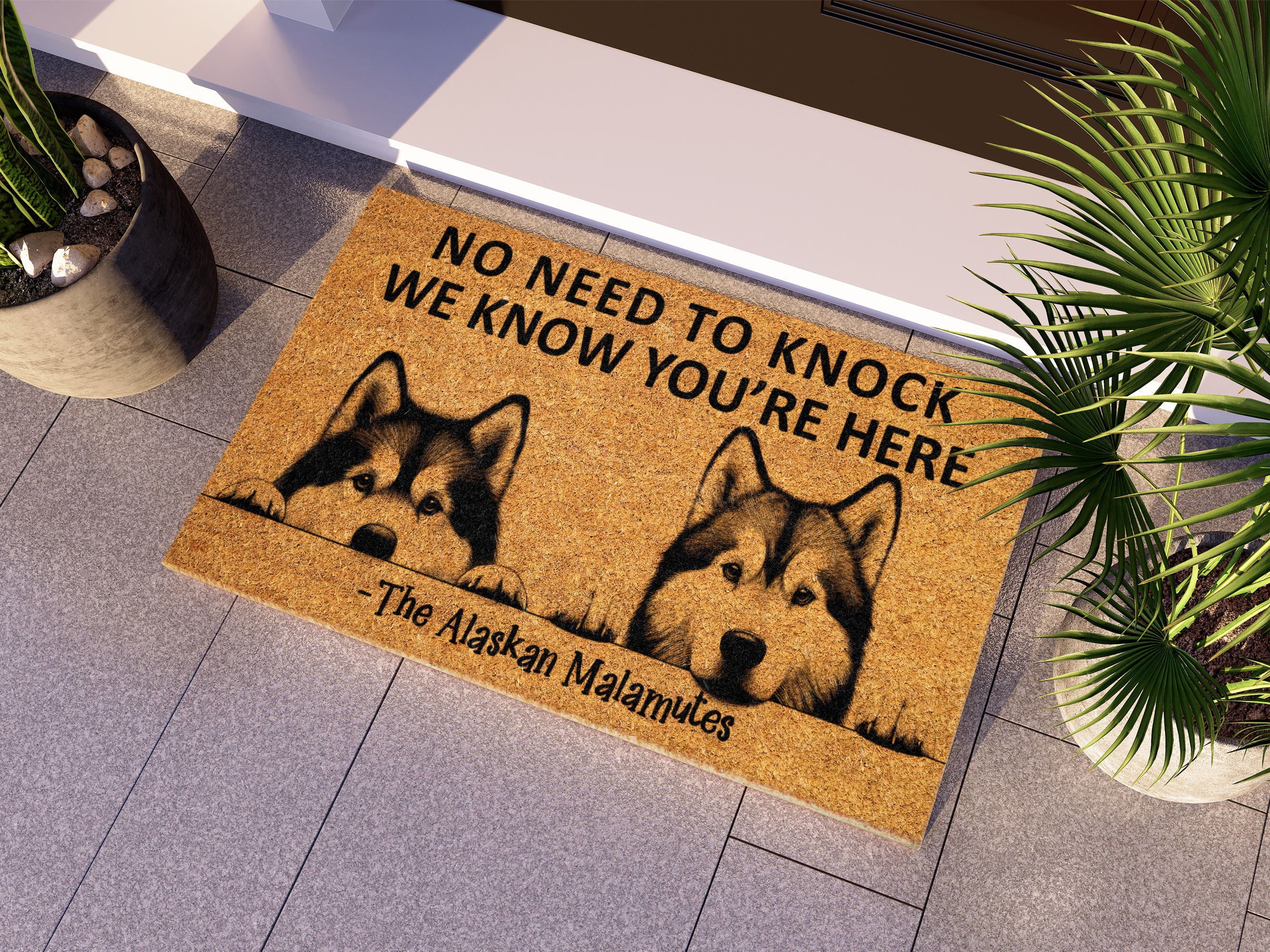 Alaskan Malamutes Malamute Needs Home Alaskan Malamute Doormat