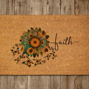 Fall Welcome Door Mat  Amazing Faith Designs