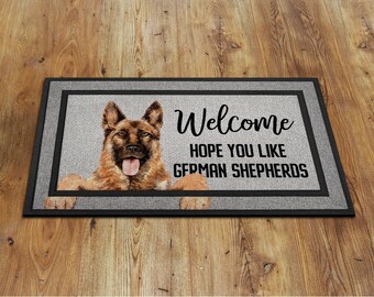 German Shepherds Doormat, German Shepherds Funny Dogs Door Mat - Main Image
