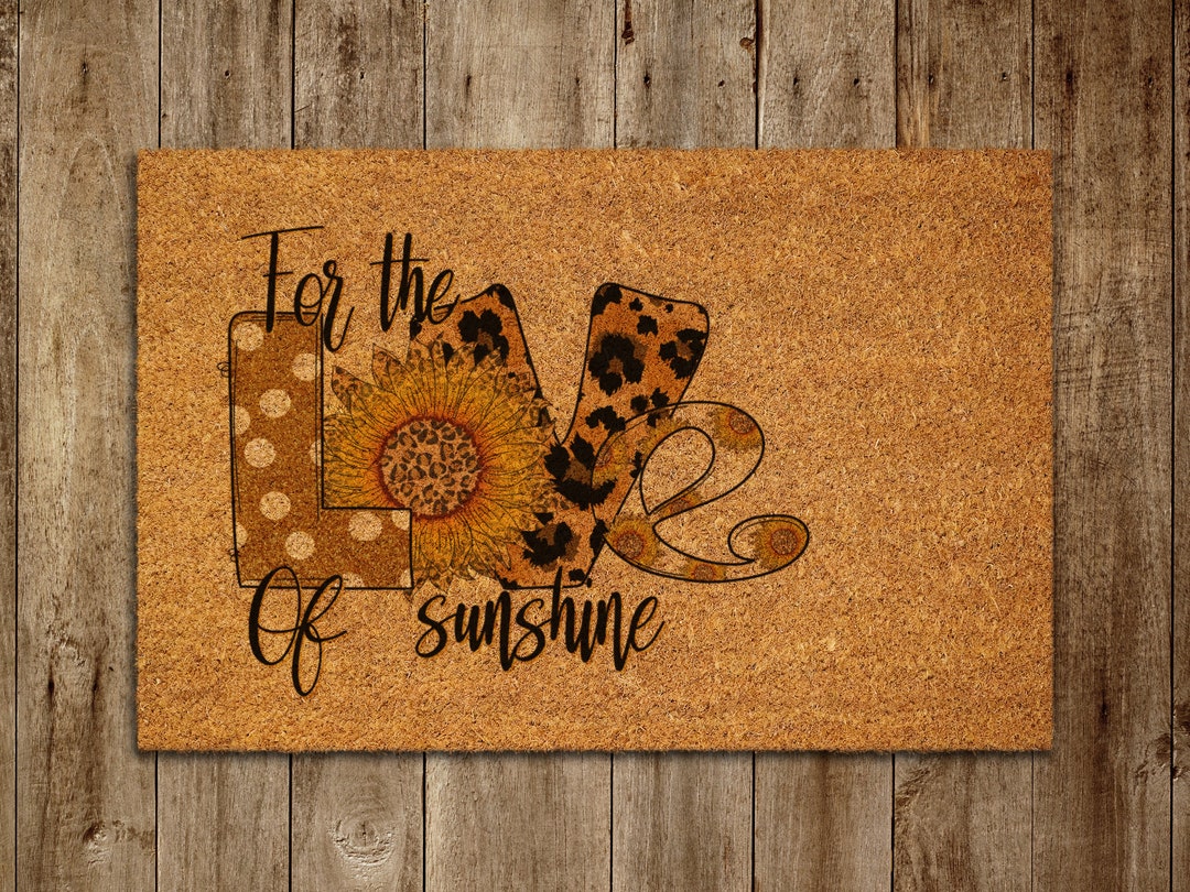 Love Spring Door Mat Spring Door Mats Farmhouse Doormat Etsy