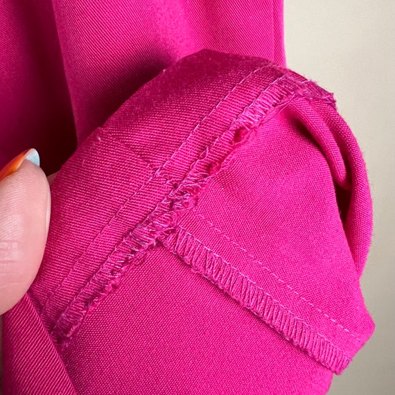 Vintage Womens Size L Pink High Waisted Pleated F… - image 7