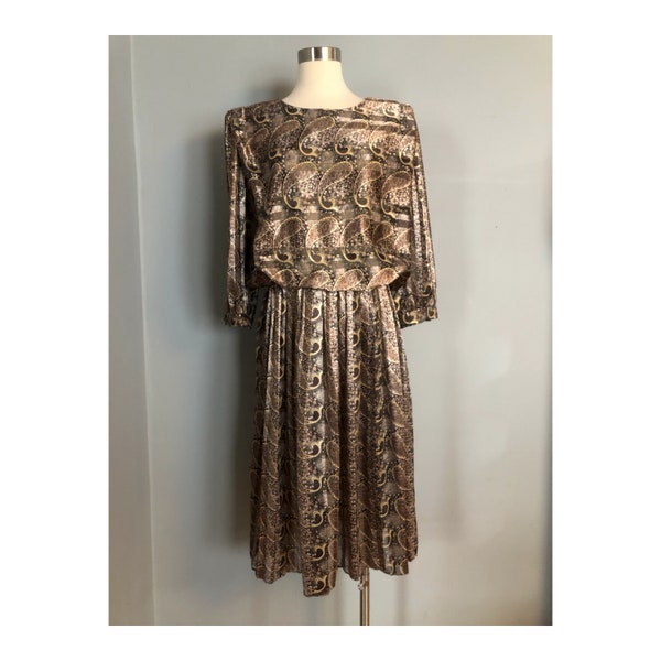 Paisley Modest Dress - Etsy