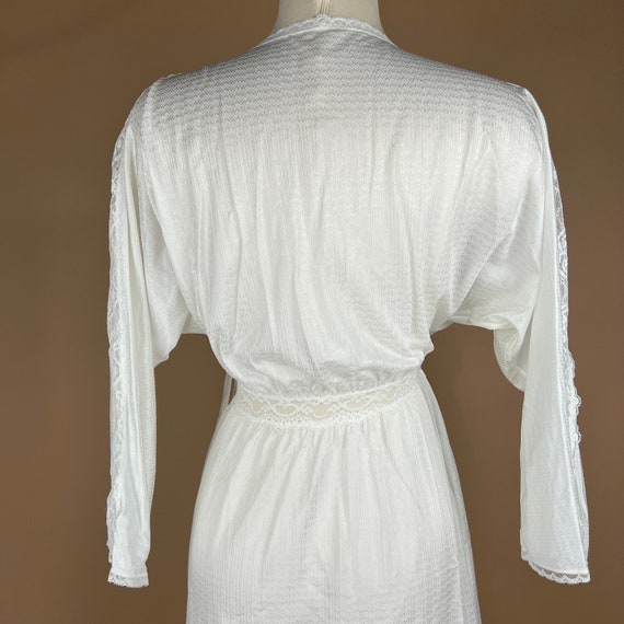 Vintage Womens Size Small White 3/4 Length Sleeve… - image 10