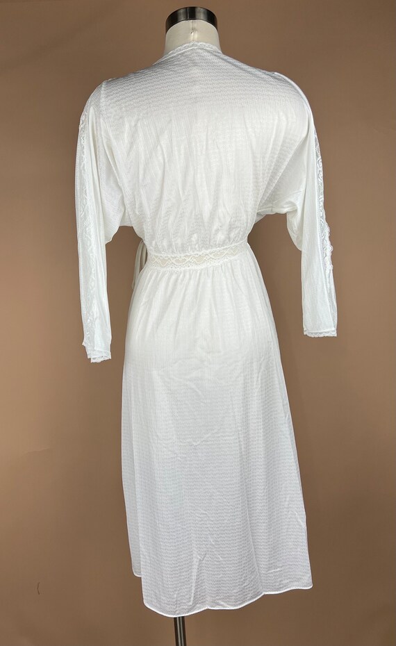 Vintage Womens Size Small White 3/4 Length Sleeve… - image 9