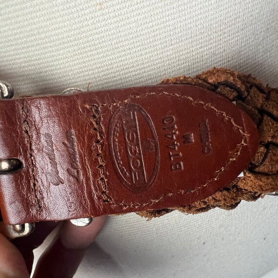 Vintage Women’s Size Medium Brown Genuine Leather… - image 6
