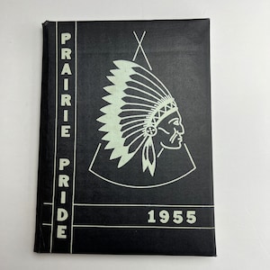 1955 High School Year Book Prairie Du Sac High School Wisconsin Signed