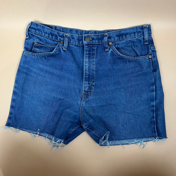 Vintage Plain Pockets JCPENNY Cutoff Shorts / Waist 34 inches