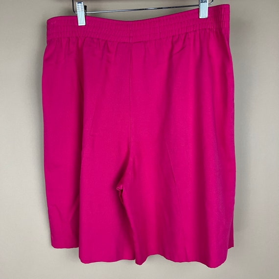 Vintage Womens Size L Pink High Waisted Pleated F… - image 5