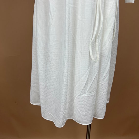 Vintage Womens Size Small White 3/4 Length Sleeve… - image 6