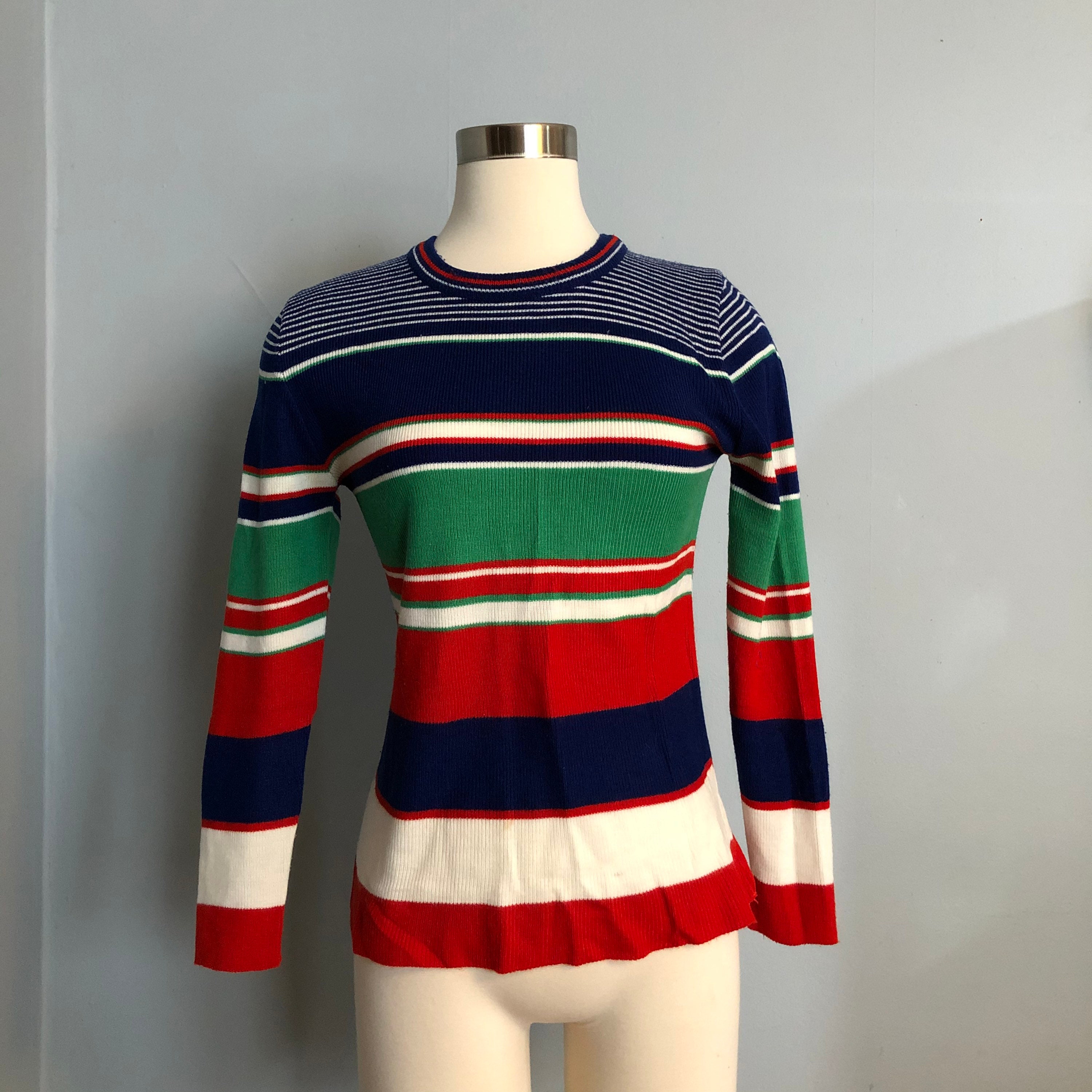 Vintage Striped Sweater | Etsy