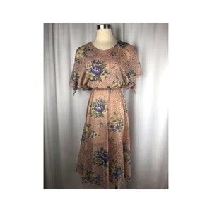 Vintage Women&#39;s Size XS Floral Dress