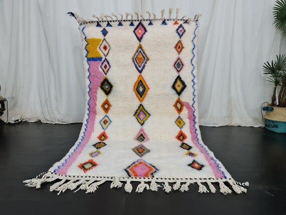 Tapis Marocain. Amazing Rug Custom Azilal Moroccan Handmade Rug Berber Carpet Large Rug Bohemian Rug Abstract Rug