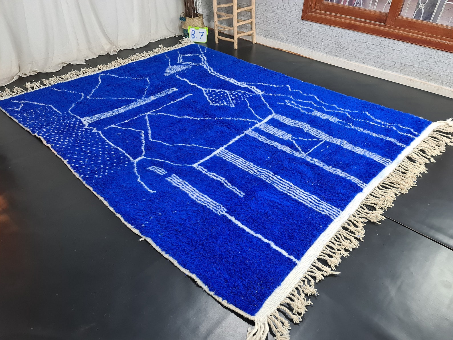 BLUE OCEAN RUG Amazing Abstract Area Rug for Your Living Etsy