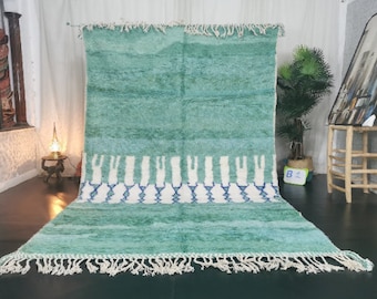 Handwoven Beni Ourain Rug: Custom Moroccan Wool Rug