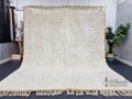 TUFTED MOROCCAN RUG, Custom Size Beni Ourain Rug, Handmade Berber Carpet, White Wool Rug, Soft Moroccan Shag Carpet, Abstract Area Rug. product logo