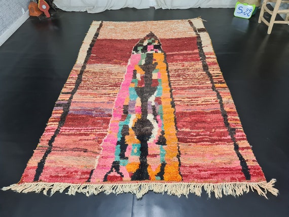 Fabulous Moroccan Rug, Handmade Boujaad Rug, Authentic Rug, Sheep