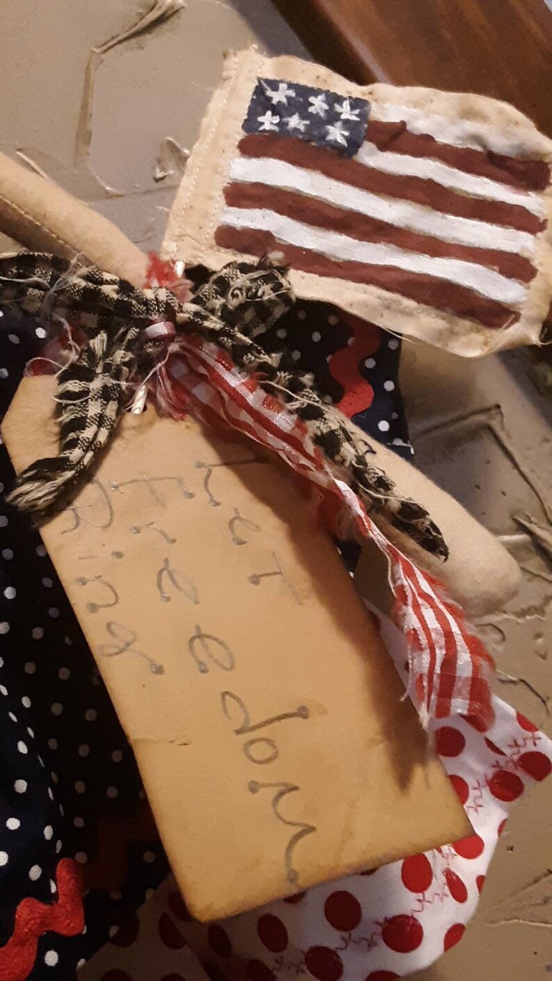 Let freedom ring primitive doll