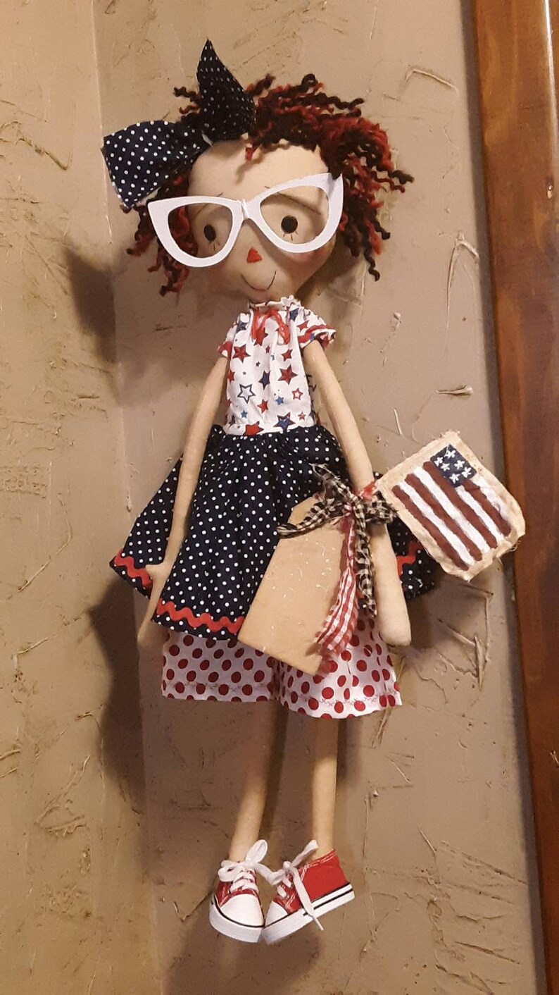 Let freedom ring primitive doll
