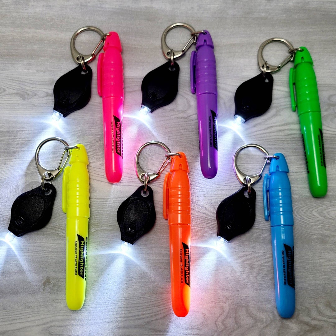 Badge Reel Accessoriesmini Highlighter LED Light Badge Reel Colorful