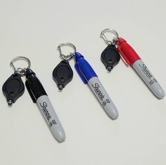 Badge Reel- Accessories-Mini Marker- LED Light Badge Reel- Colorful- ID Name Badge Clip- Nurse badge- Rn badge- Nurse Gift