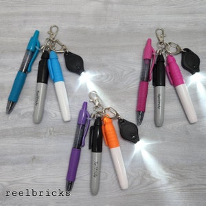 Badge Reel Accessories, Mini Pen, Keychain, Nurse Marker, Mini Light, Mini Marker, Nurse Doctor Badge Reel- Colorful Badge Nurse Badge- RN