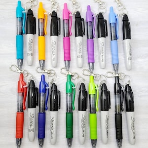 Badge Reel- Accessories-Mini Marker- Nurse Pen- Nurse Doctor Badge Reel- Colorful- ID Name Badge Clip- Nurse Badge- RN Badge- Nurse Gift