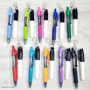 Badge Reel Accessories - Mini Pen - Keychain - Nurse Dry Erase Marker - Mini Light - Mini Marker - Nurse Badge Reel - Colorful Teacher Clip